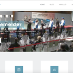 Screenshot der neuen Internetseite des RWK-Onlinemelders